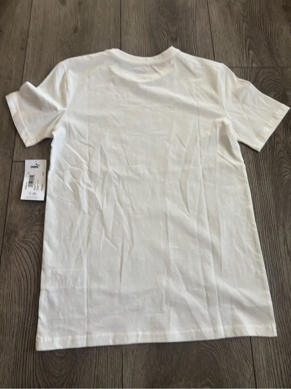 Puma White Tee with Red Graphic Sneaker